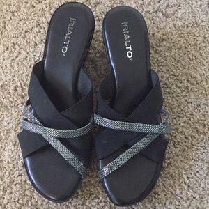 Rialto Dressy Wedge Sandals